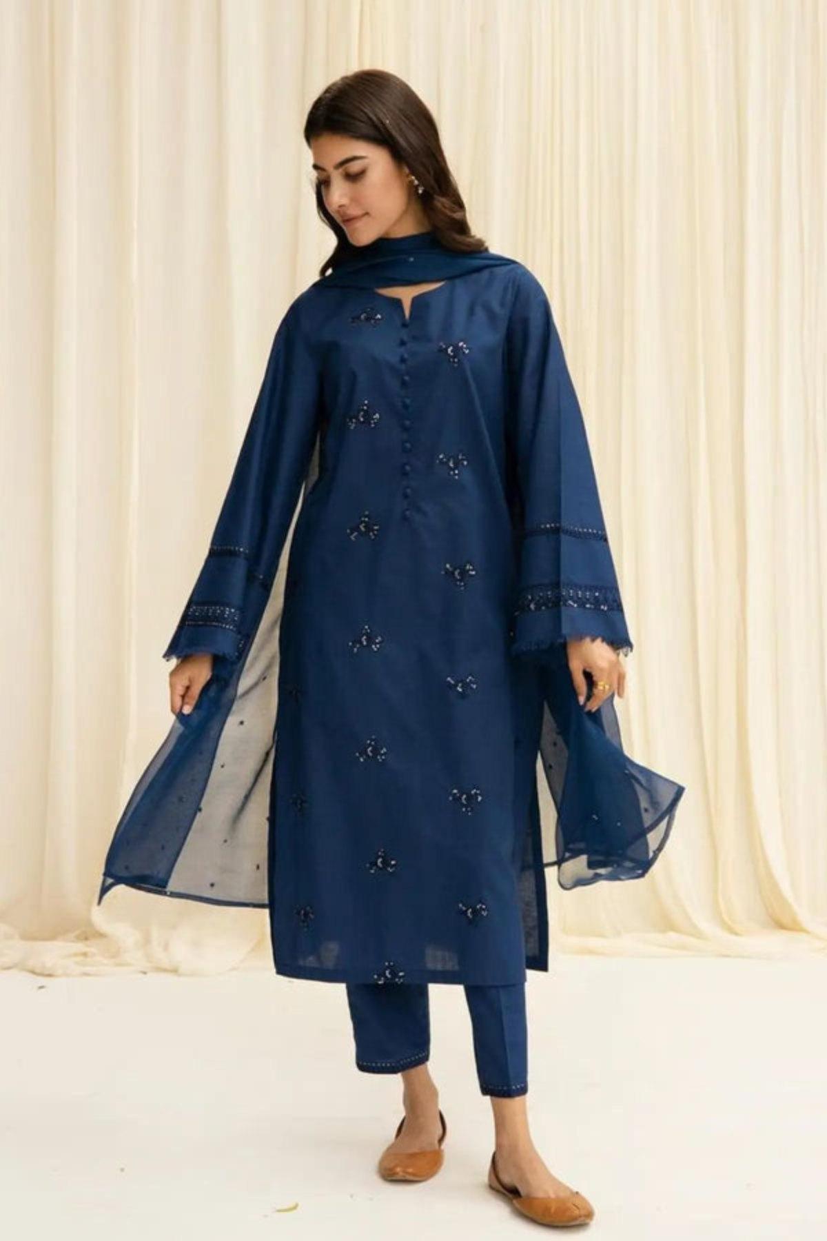 Best Selling - Celestial - 3 PC Embroidered Suit