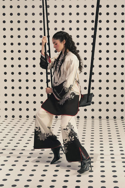 Delta 2 Piece Printed Dress