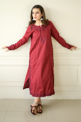 Best Selling - Rose - 2 PC Embroidered Suit
