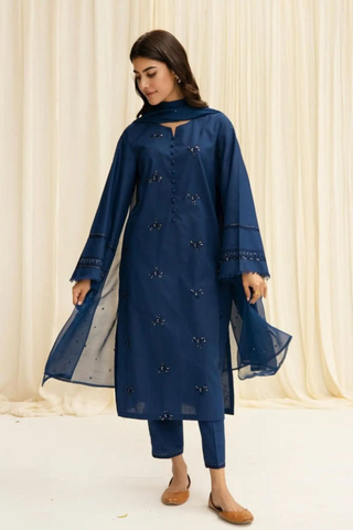Best Selling - Celestial - 3 PC Embroidered Suit