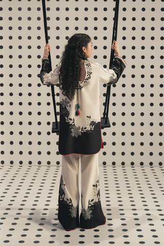 Delta 2 Piece Printed Dress