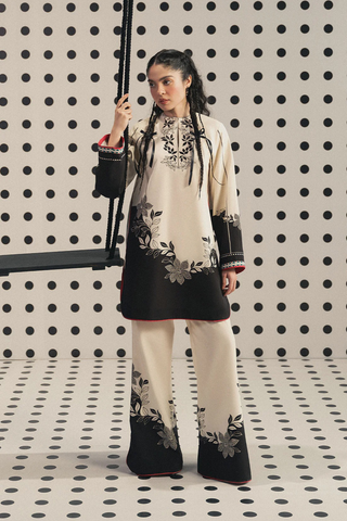 Delta 2 Piece Printed Dress
