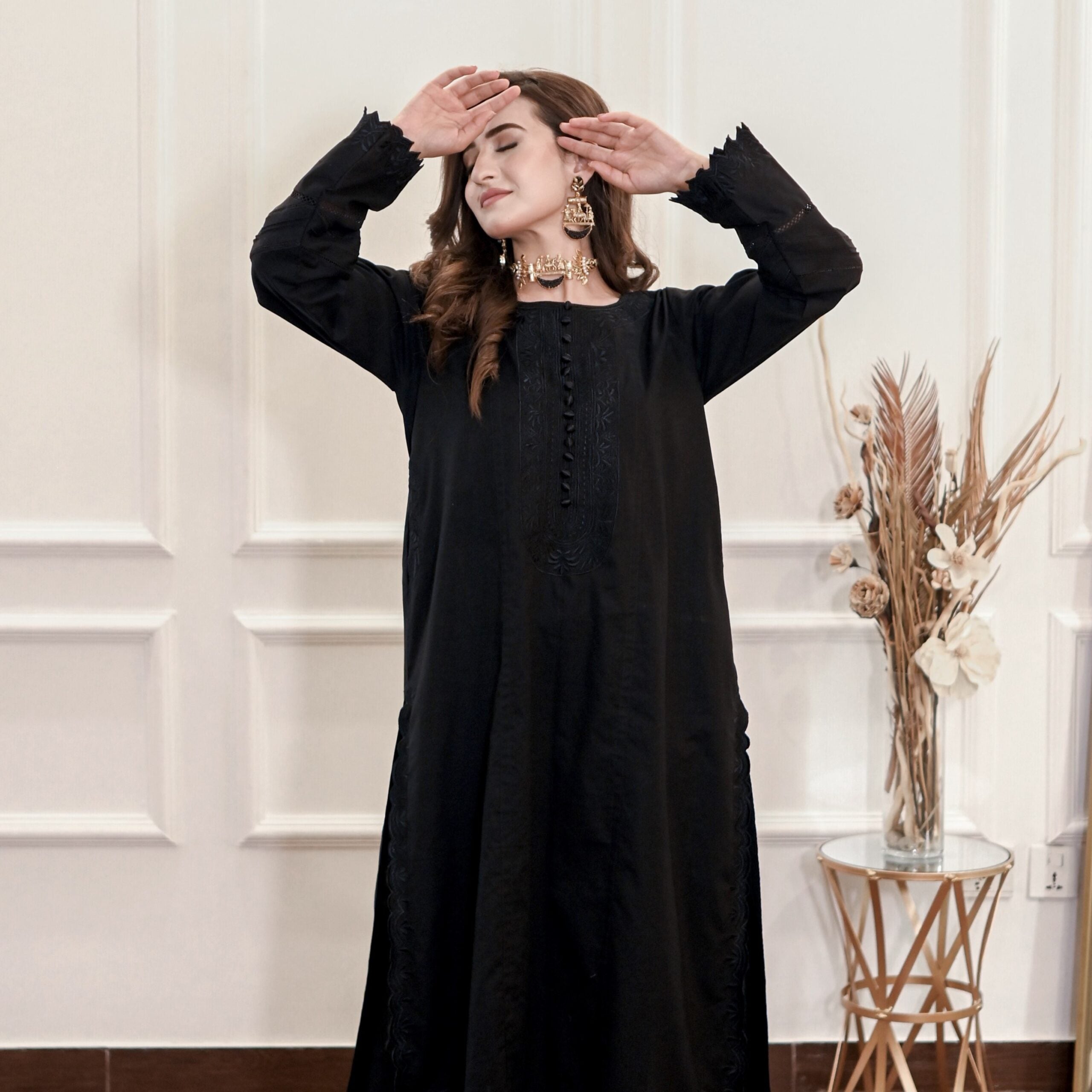 Midnight - Best Selling - 2 PC Embroidered Suit