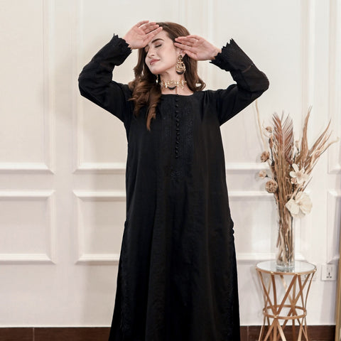 Midnight - Best Selling - 2 PC Embroidered Suit