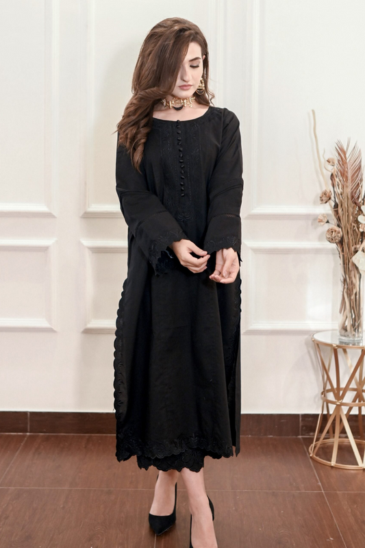 Midnight - Best Selling - 2 PC Embroidered Suit