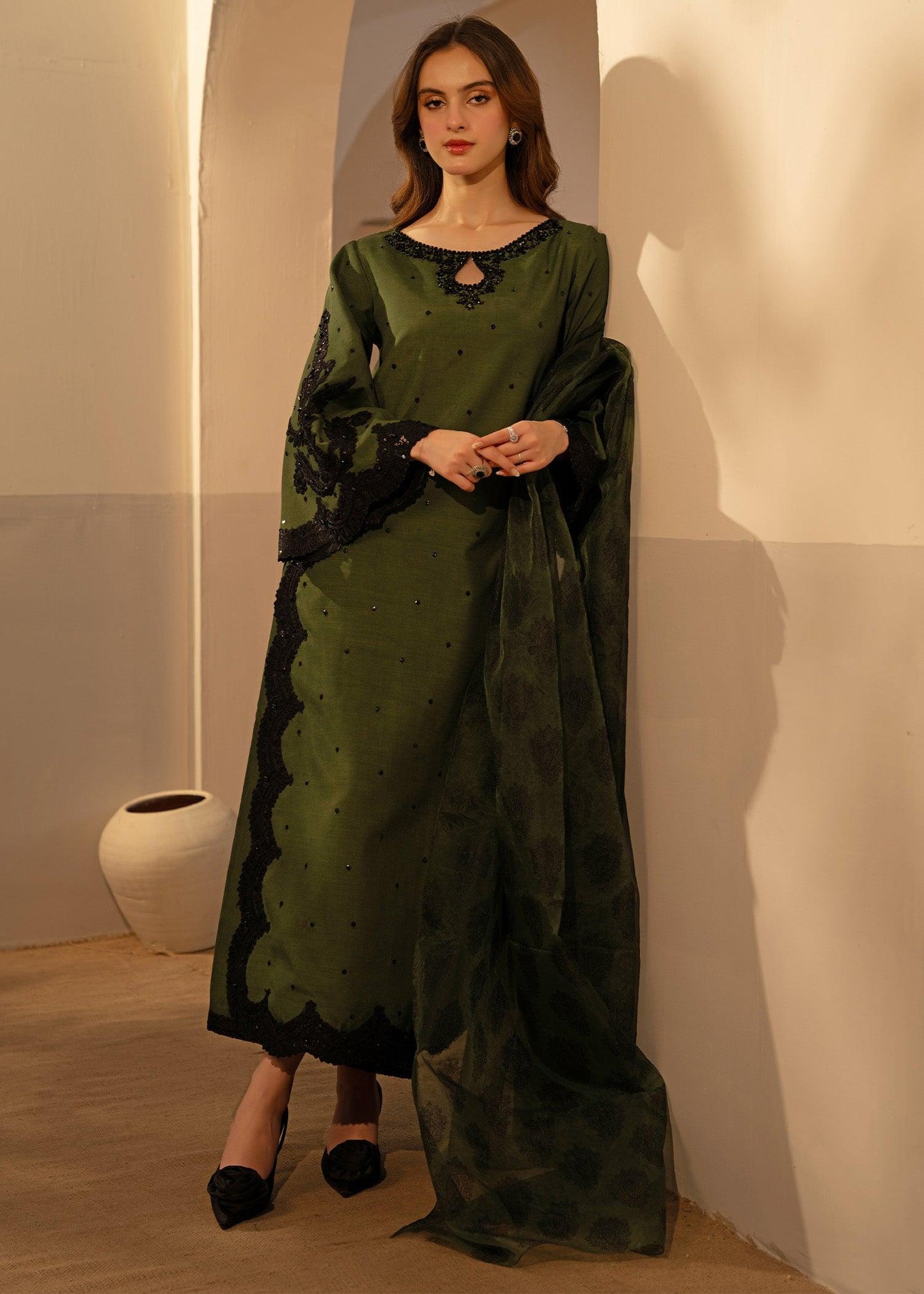 Best Selling - Hinaar - 03 pc stitched suit