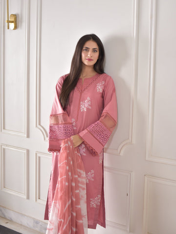 Best Selling - Mehr - 3 PC Embroidered Suit