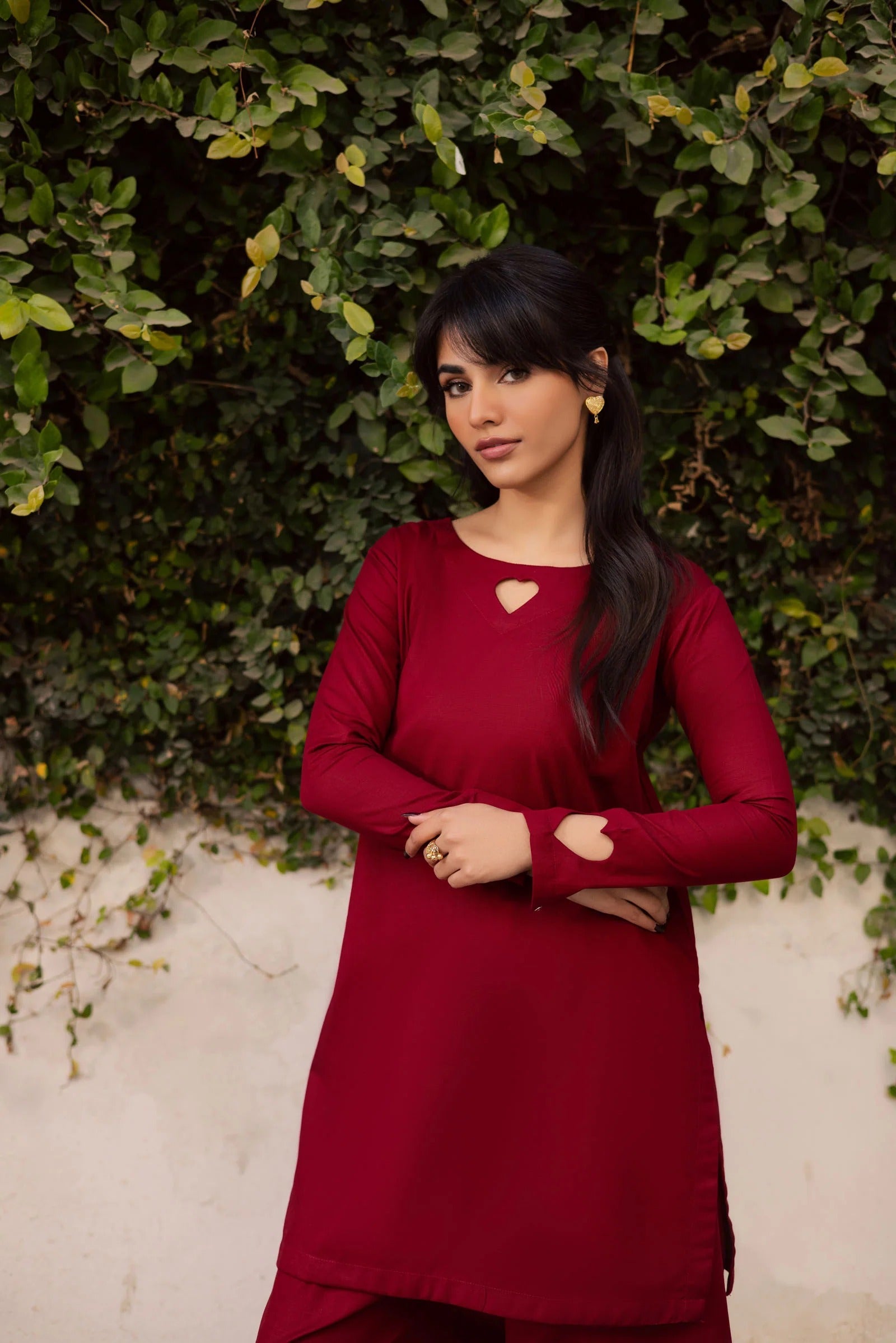 Scarlet Farshi Shalwar