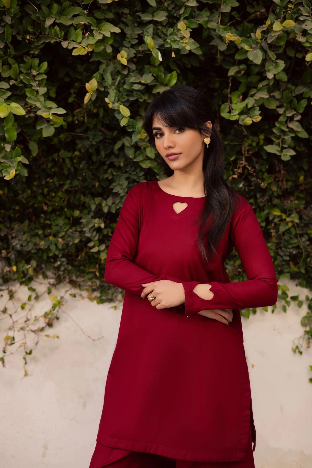 Scarlet Farshi Shalwar