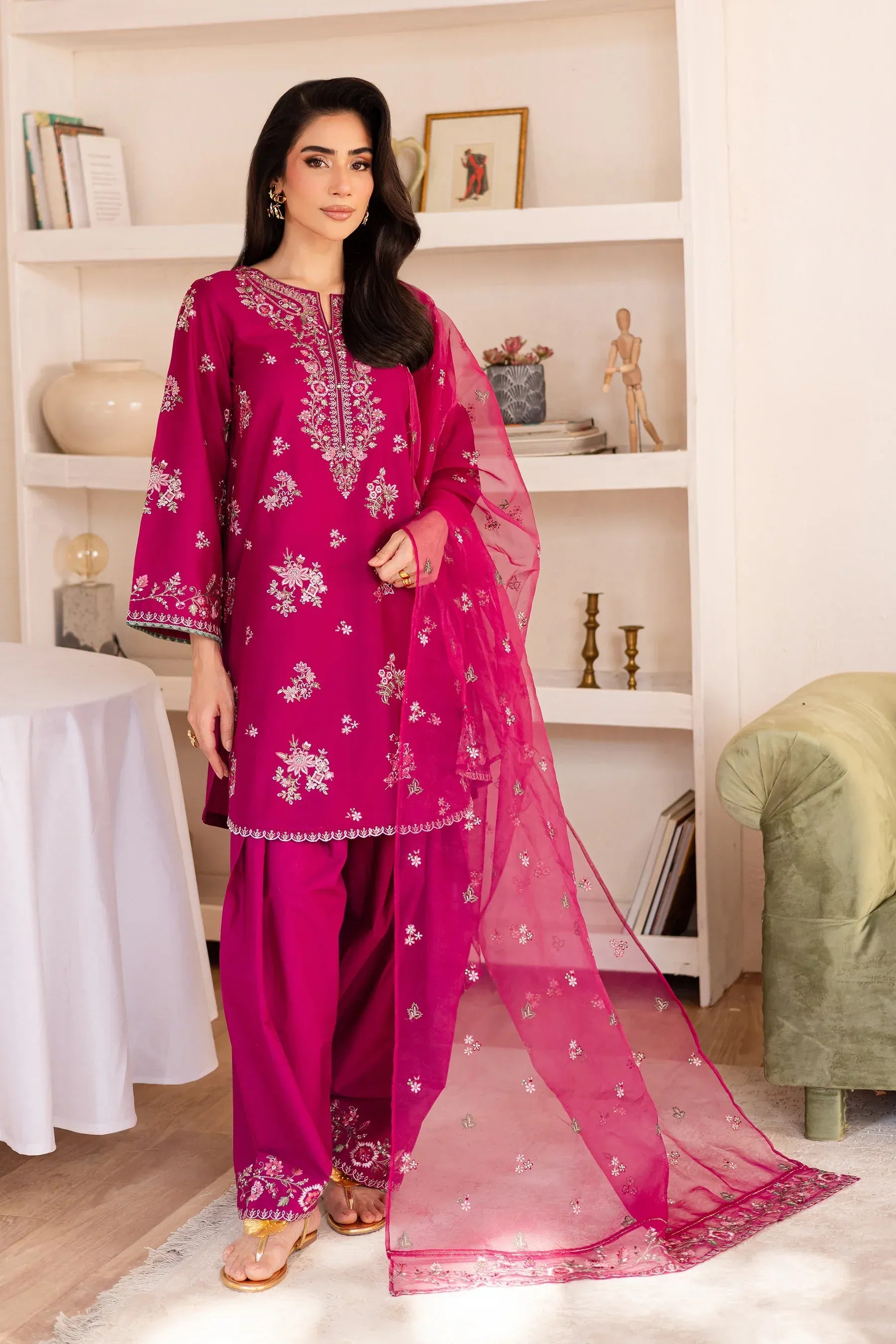 Best Selling - Rua 3Pc Embroidered Dress