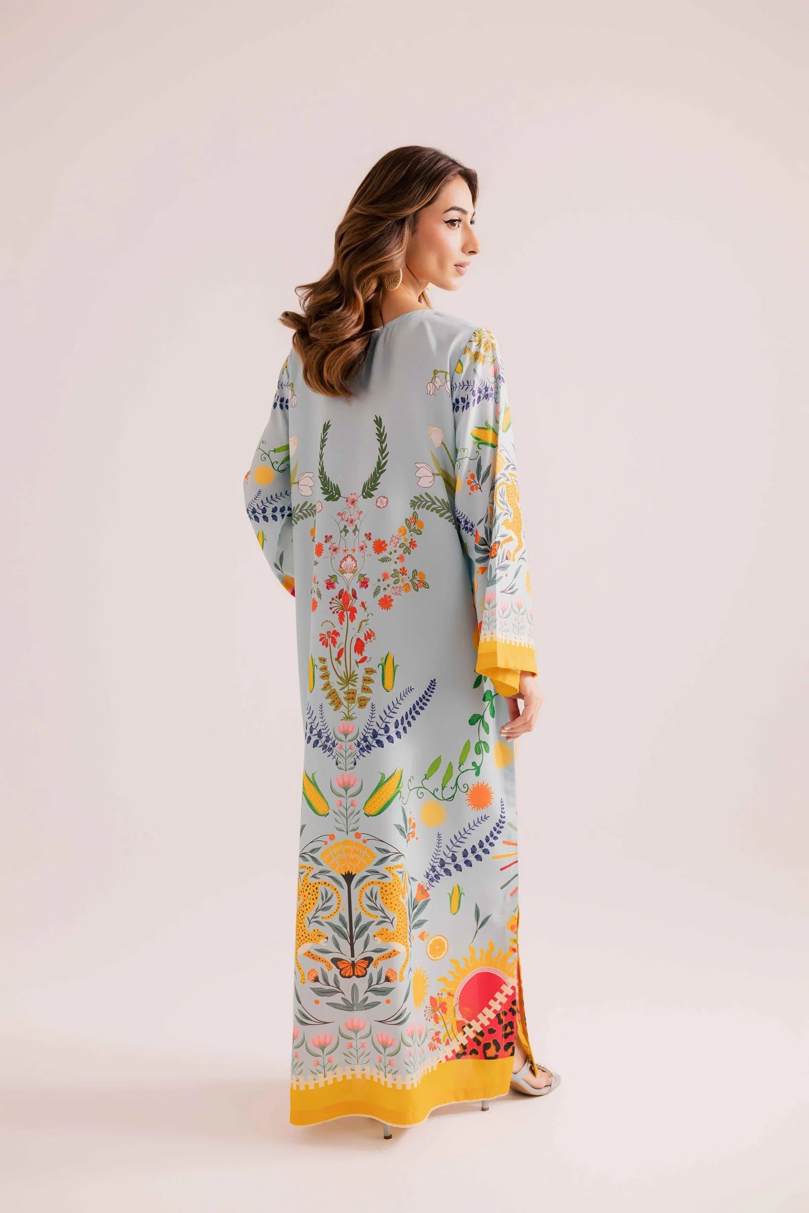 IF-12 Printed Kaftaan
